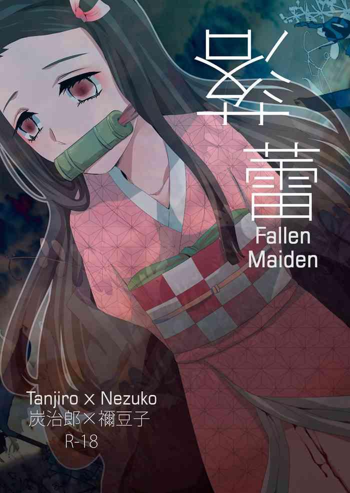 Solo Female Rakurai | Fallen Maiden- Kimetsu no yaiba hentai School Swimsuits