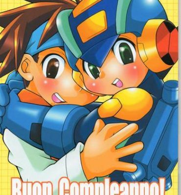 Gayemo Buon Compleanno!- Megaman battle network hentai Sucking Cock