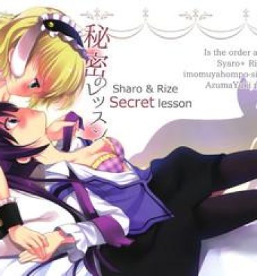 Lesbian Porn Sharo to Rize no Himitsu no Lesson | Sharo & Rize Secret Lesson- Gochuumon wa usagi desu ka hentai Teen Fuck