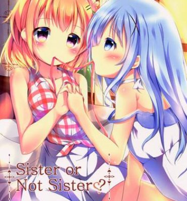 Grosso Sister or Not Sister??- Gochuumon wa usagi desu ka hentai Shaved Pussy