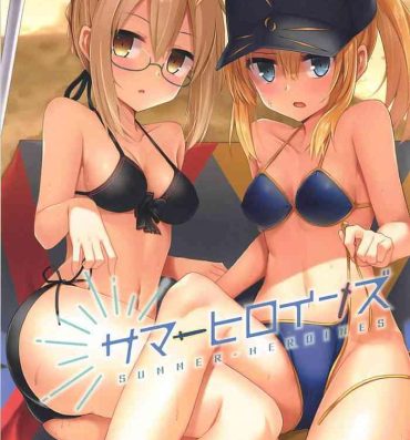 X Summer Heroines- Fate grand order hentai Real Amature Porn